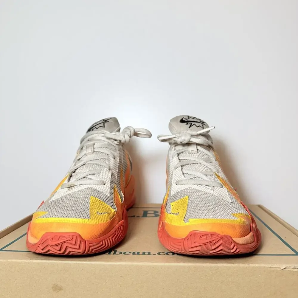 Nike ST Dynamite Size 5Y Chalk Red Total Orange Basketball Shoes Youth Kids